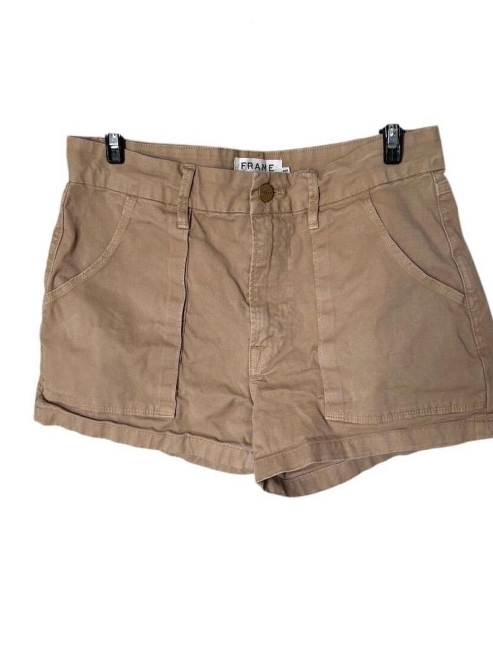 Frame Woman’s Shorts Size 26 in Khaki Brown Safari
